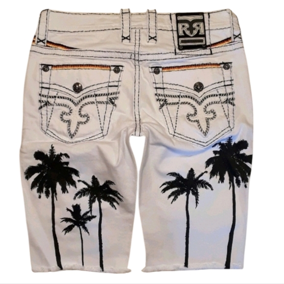 🆕️Rock Revival Algodon Shorts. Men's Size: Waist 42x14 Inseam. - Picture 4 of 10